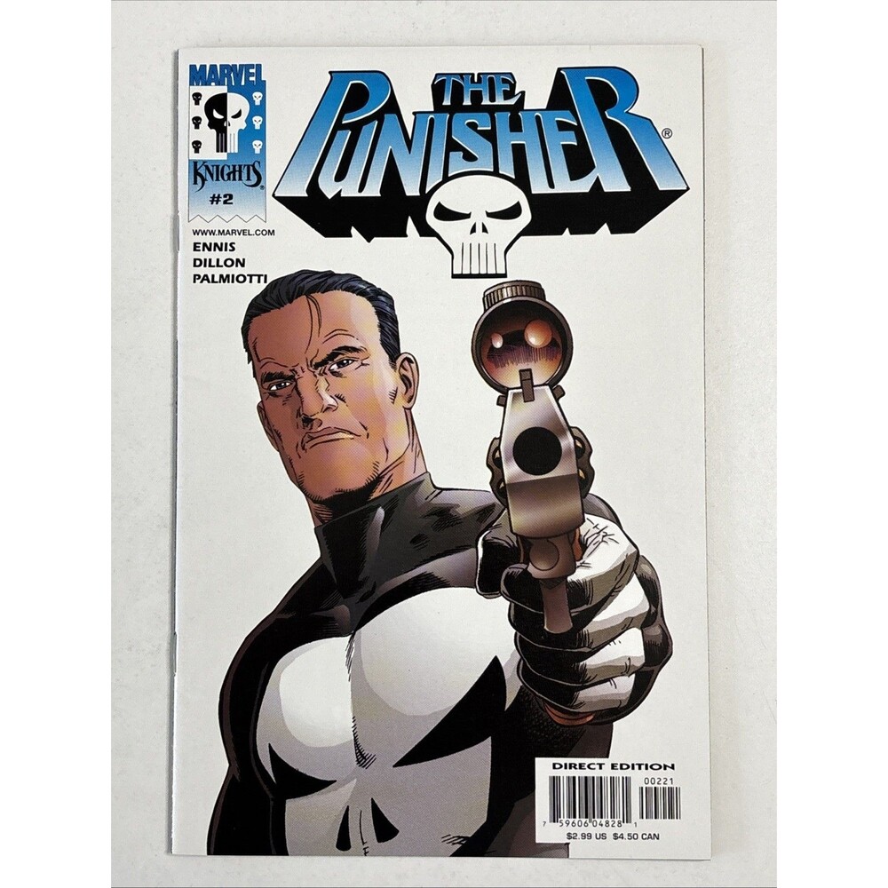 Marvel Knights: The Punisher RARE No. 2 Variant Cover (2000 Comic Book)
